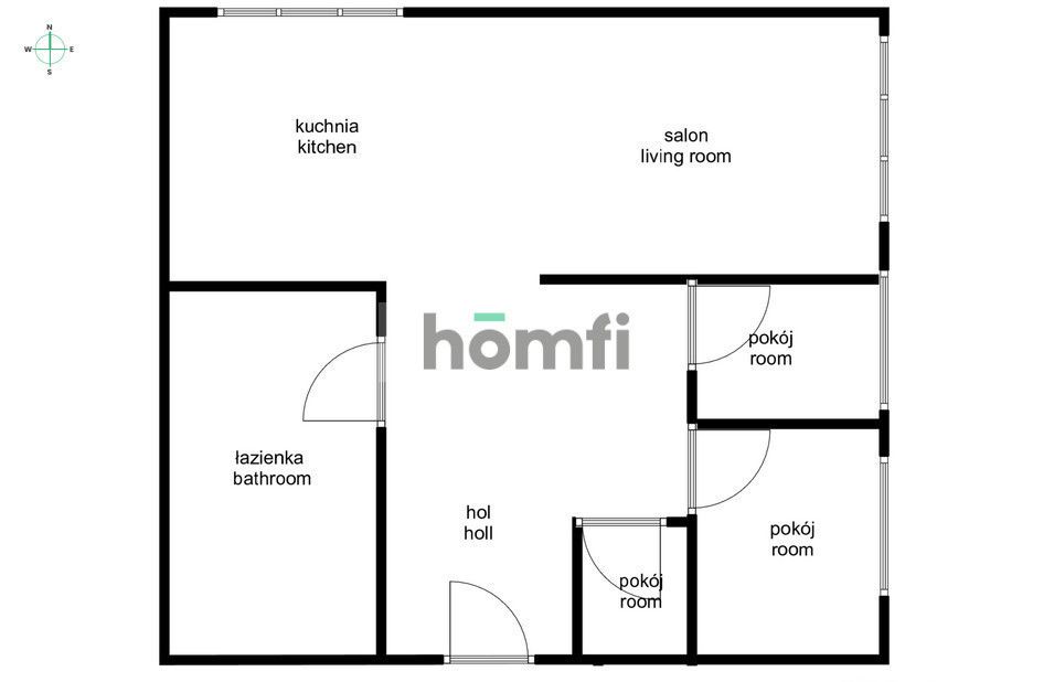 3-Room Apartment with Open Kitchen and Spacious Living Room | Czyżyny | Osiedle Akademickie - Apartment - Sale - Kraków, Nowa Huta / Czyżyny