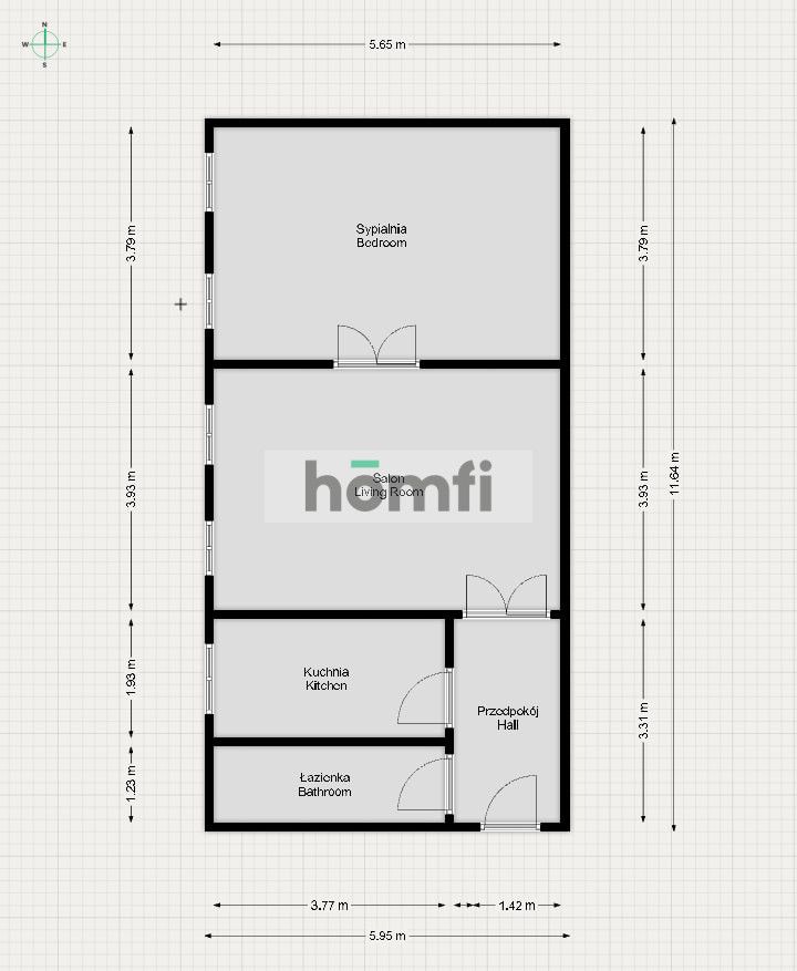 Bezczynszowe 2-pokojowe mieszkanie na wynajem w centrum Radomia - Mieszkanie - Wynajem - Radom, Śródmieście