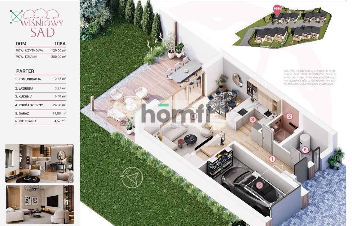 Modern houses 129 m2 | 5 rooms | Garage in the building - Дім - Продаж - Suski, Sucha Beskidzka