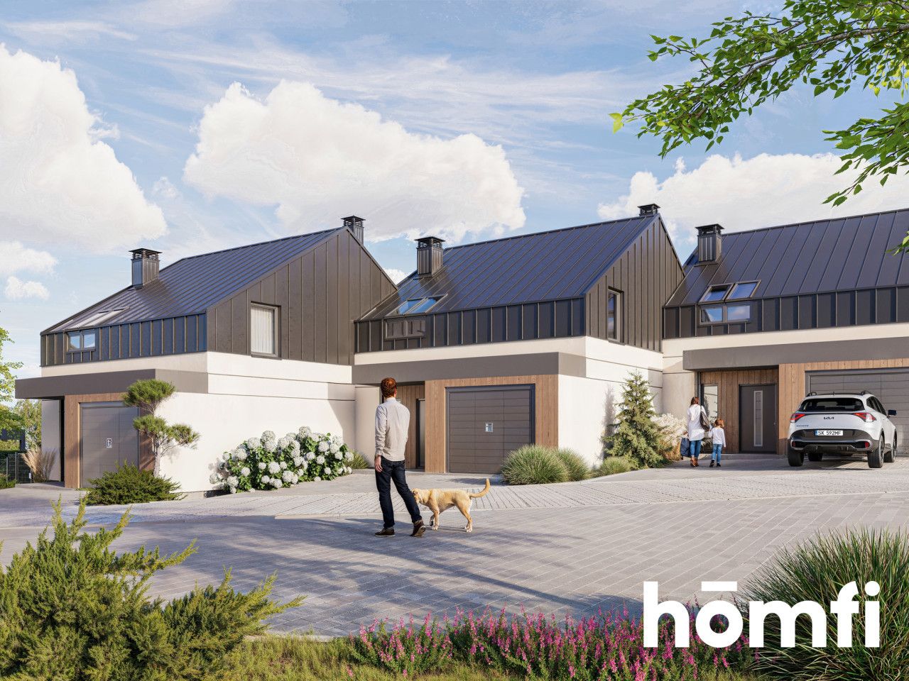 Modern houses 129 m2 | 5 rooms | Garage in the building - Дім - Продаж - Suski, Sucha Beskidzka