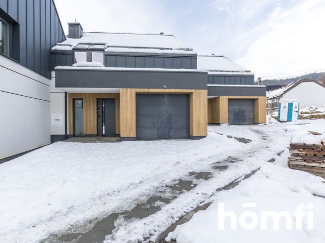 Nowoczesne domy 129 m2 | 5 pokoi | Garaż w bryle - Dom - Sprzedaż - Suski, Sucha Beskidzka