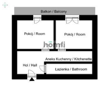 Do wynajęcia 2-pokojowe mieszkanie ul. Lipińskiego - Mieszkanie - Wynajem - Kraków, Podgórze / Dębniki