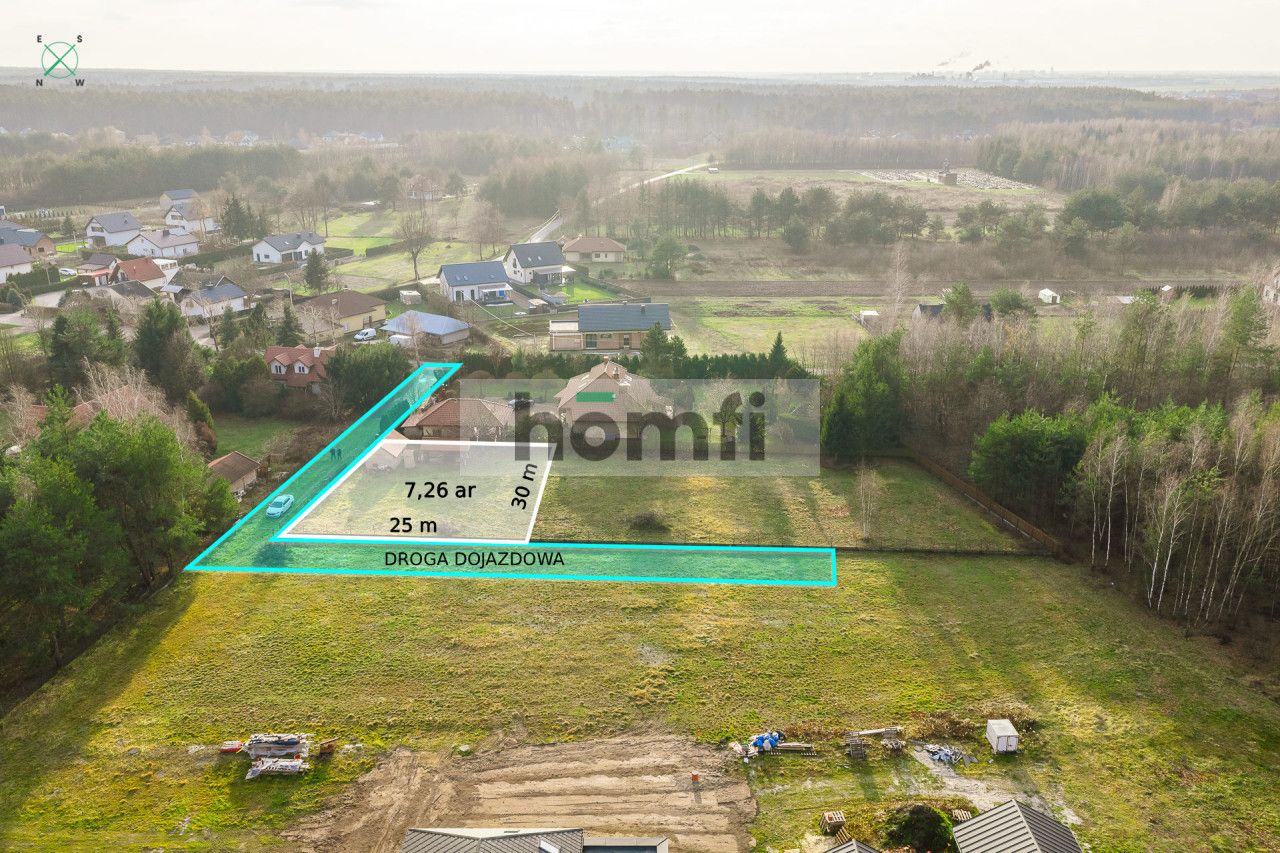 WOLA CHORZELOWSKA | 7,26 a | OGRODZENIE | WZ - Działka - Sprzedaż - Mielecki, Mielec / Wola Chorzelowska