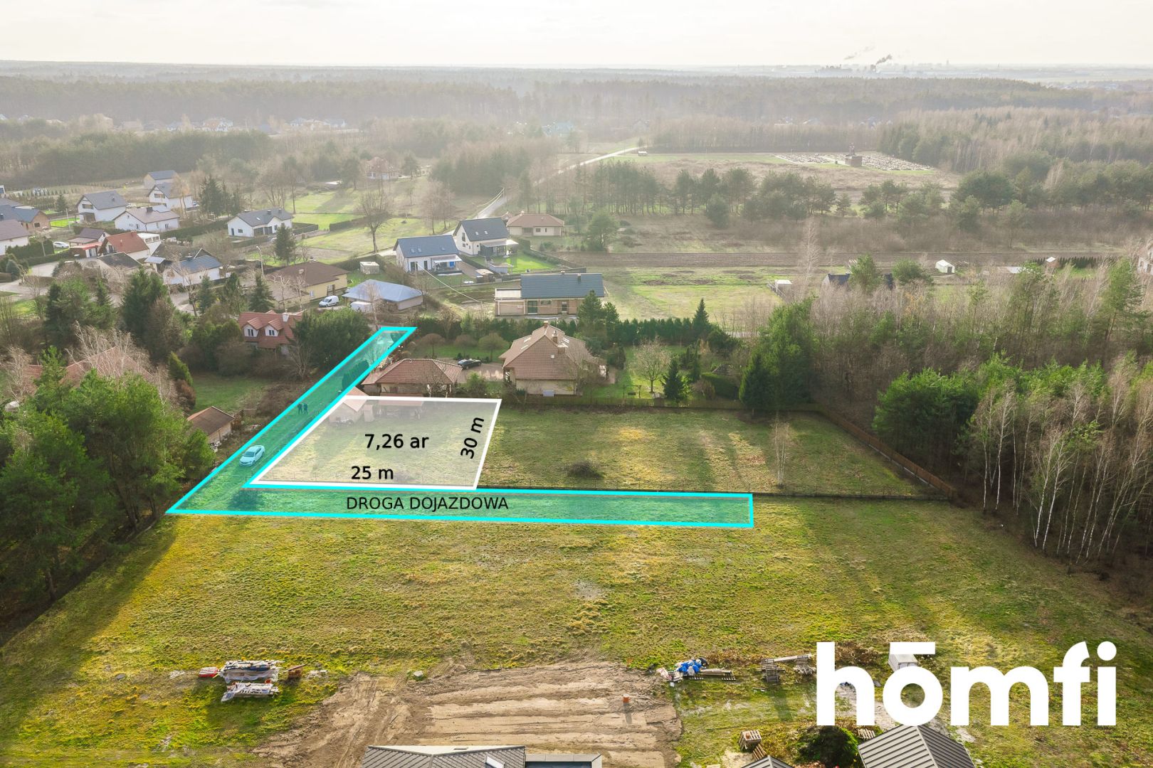 WOLA CHORZELOWSKA | 7,26 a | OGRODZENIE | WZ - Działka - Sprzedaż - Mielecki, Mielec / Wola Chorzelowska