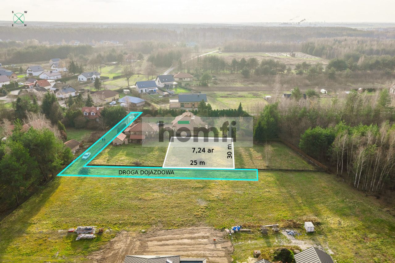 7.24 a | WOLA CHORZELOWSKA | FENCE - Ділянка - Продаж - Mielecki, Mielec / Wola Chorzelowska