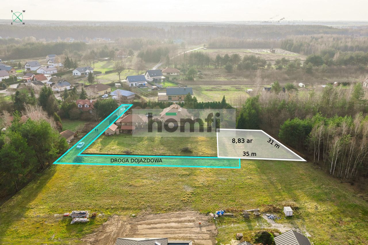 OGRODZENIE i WZ | 8,83 a | WOLA CHORZELOWSKA - Działka - Sprzedaż - Mielecki, Mielec / Wola Chorzelowska