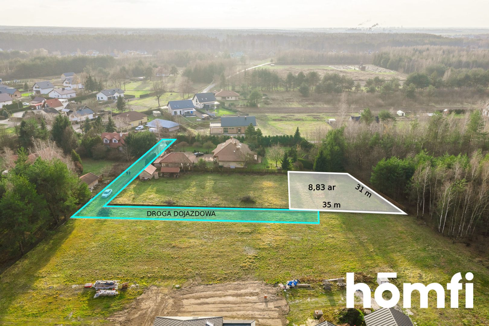 OGRODZENIE i WZ | 8,83 a | WOLA CHORZELOWSKA - Działka - Sprzedaż - Mielecki, Mielec / Wola Chorzelowska