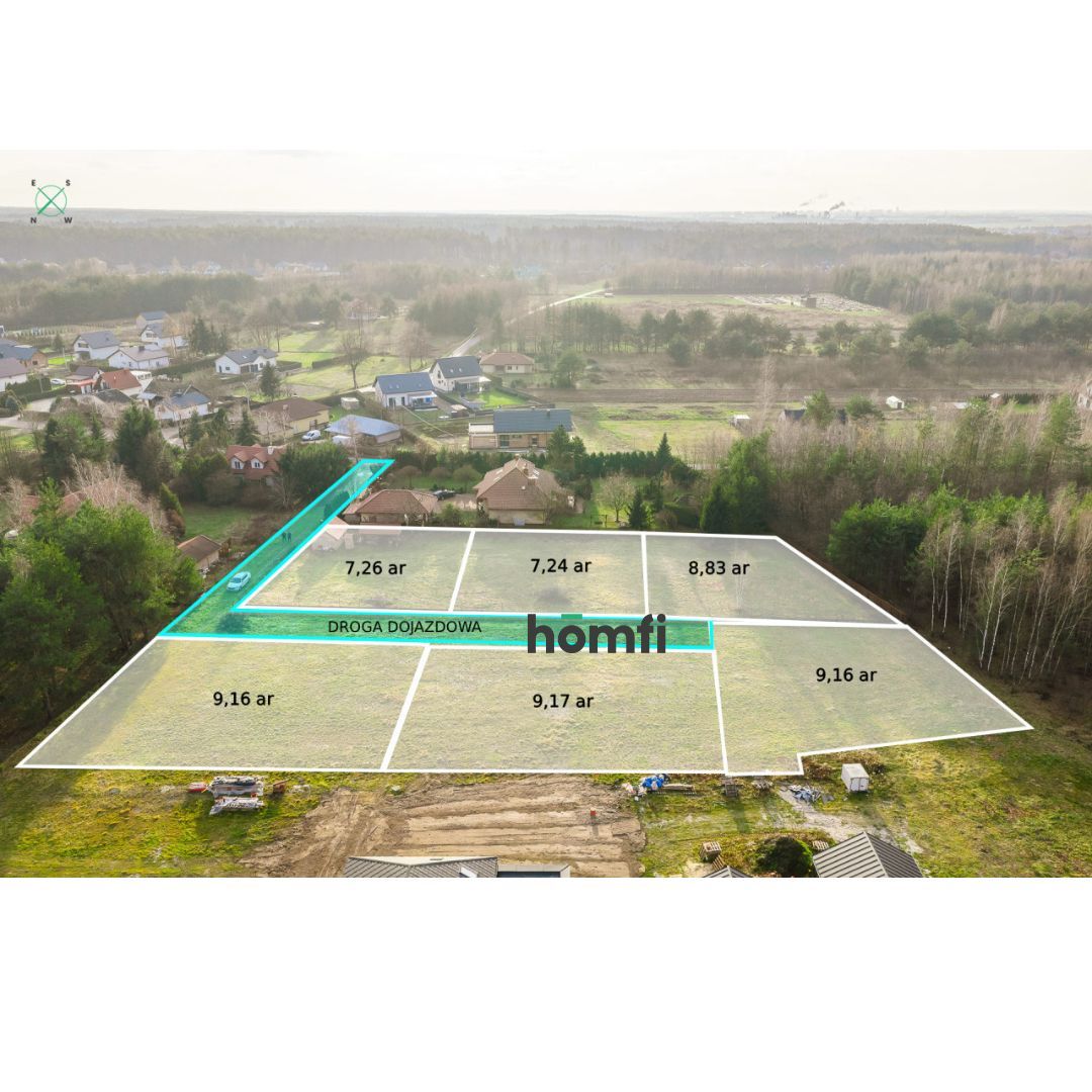 6 PLOTS | WZ | MIELEC MUNICIPALITY - Plot - Sale - Mielecki, Mielec / Wola Chorzelowska