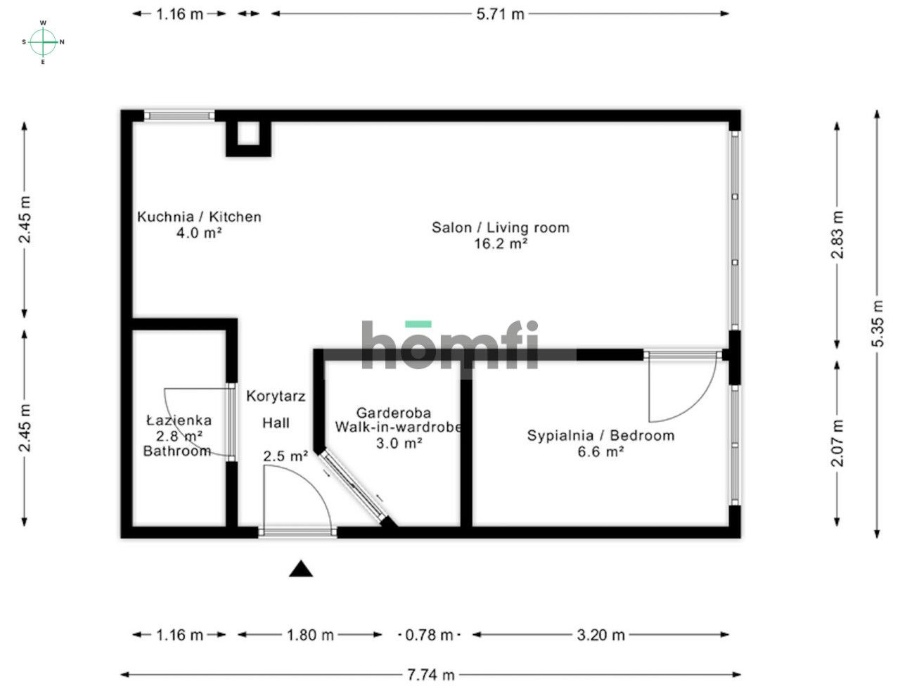 Przytulne 2 pokoje blisko centrum, świetny dojazd - Mieszkanie - Sprzedaż - Wrocław, Stare Miasto / Szczepin