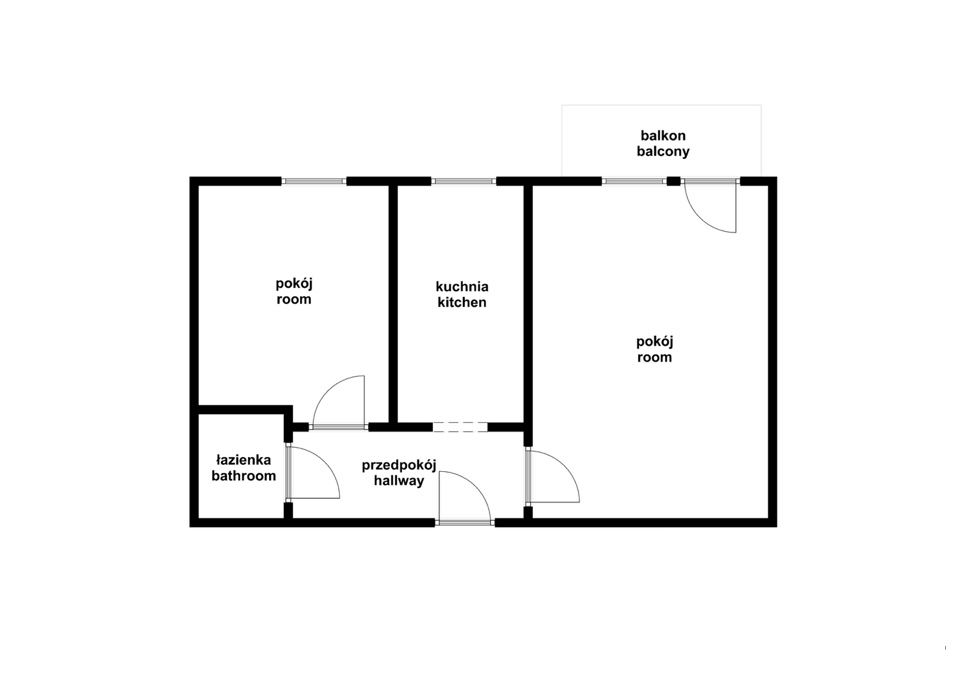 2 pokoje z balkonem - obok pl Grunwaldzkiego - Mieszkanie - Wynajem - Wrocław, Śródmieście