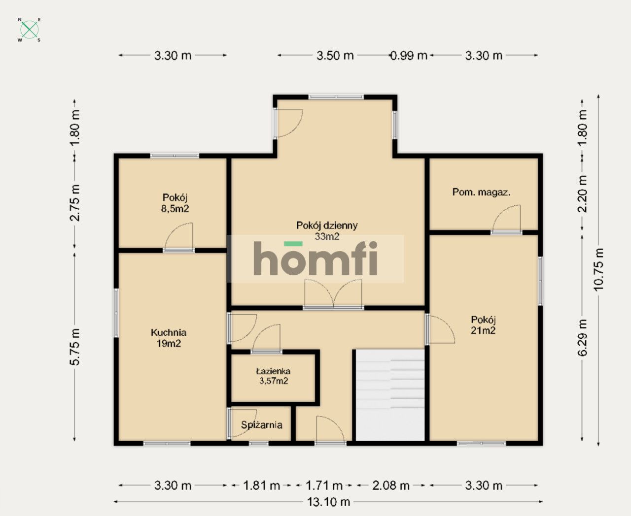 Przestronny dom z działką na Wiskitnie, Łódź Górna - Dom - Sprzedaż - Łódź, Górna
