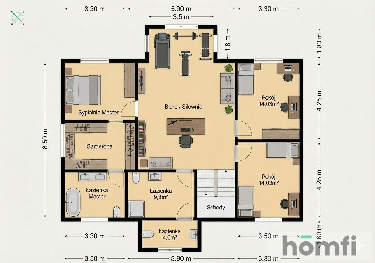 Spacious house with land in Wiskitno, Łódź Górna - Дім - Продаж - Łódź, Górna