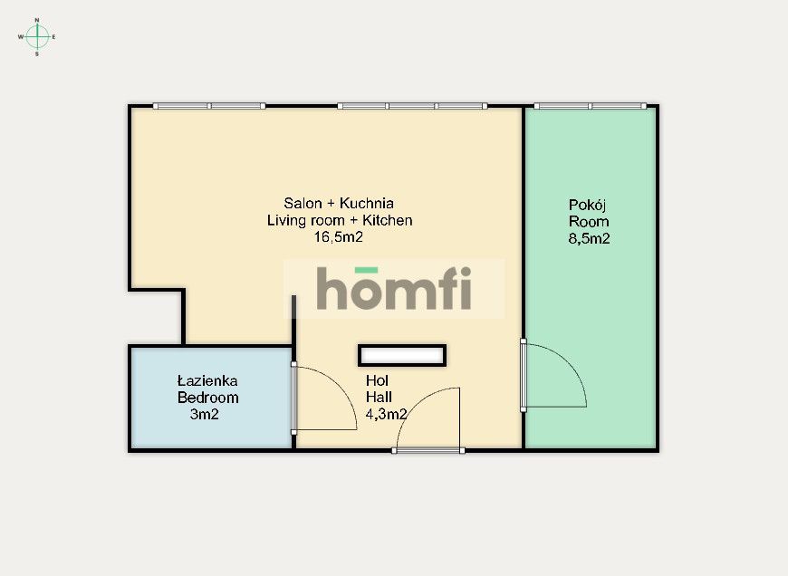 FUNCTIONAL 2-BEDROOM APARTMENT - Apartment - Rent - Białystok, os. Leśna Dolina