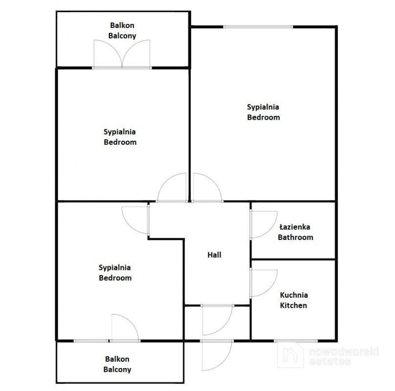 ul. Grunwaldzka | 3 pokoje | dwa balkony - Mieszkanie - Wynajem - Wrocław, Śródmieście / Plac Grunwaldzki
