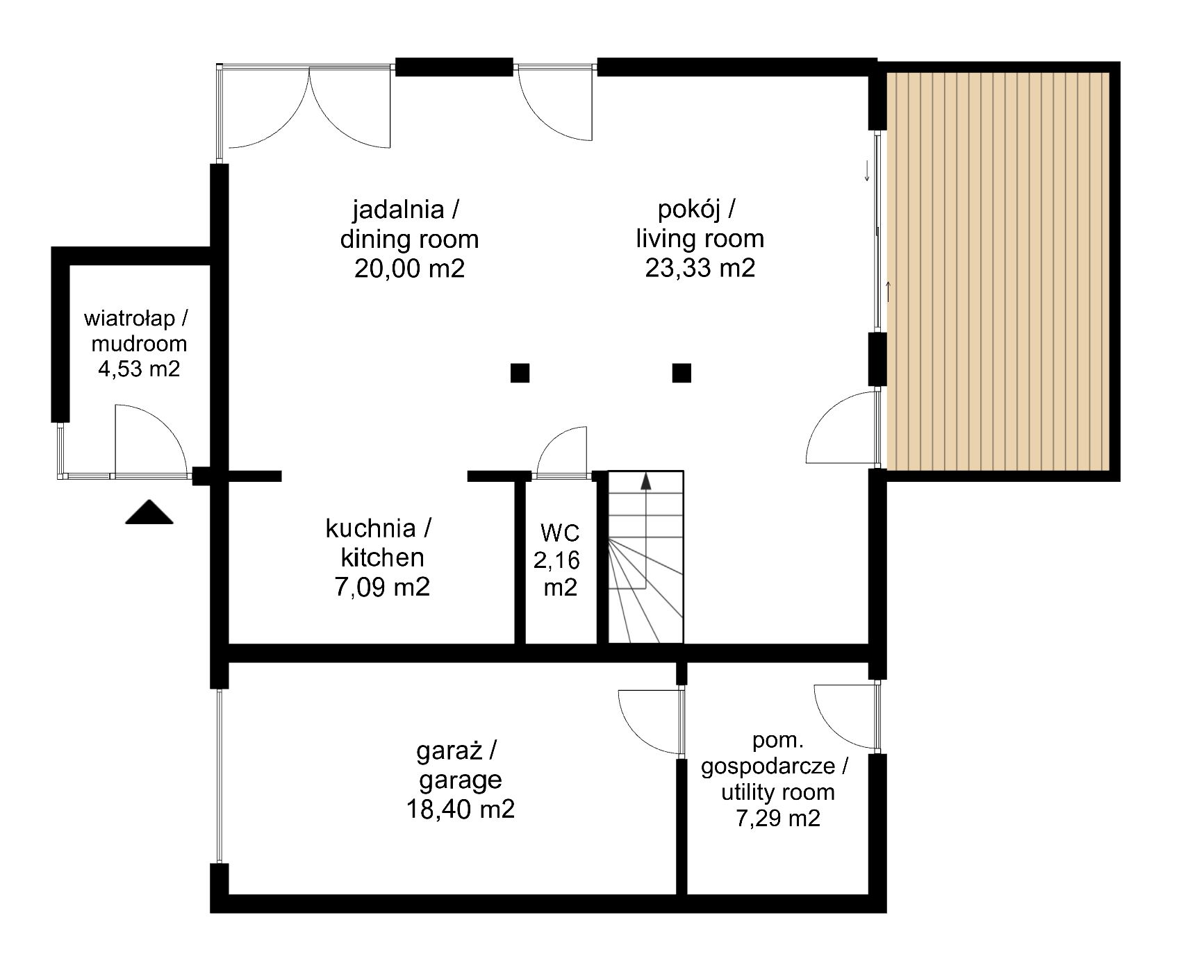 Dom bliźniak z ogrodem i garażem | Parkowe Wzgórze | Mogilany - Dom - Sprzedaż - Krakowski, Mogilany