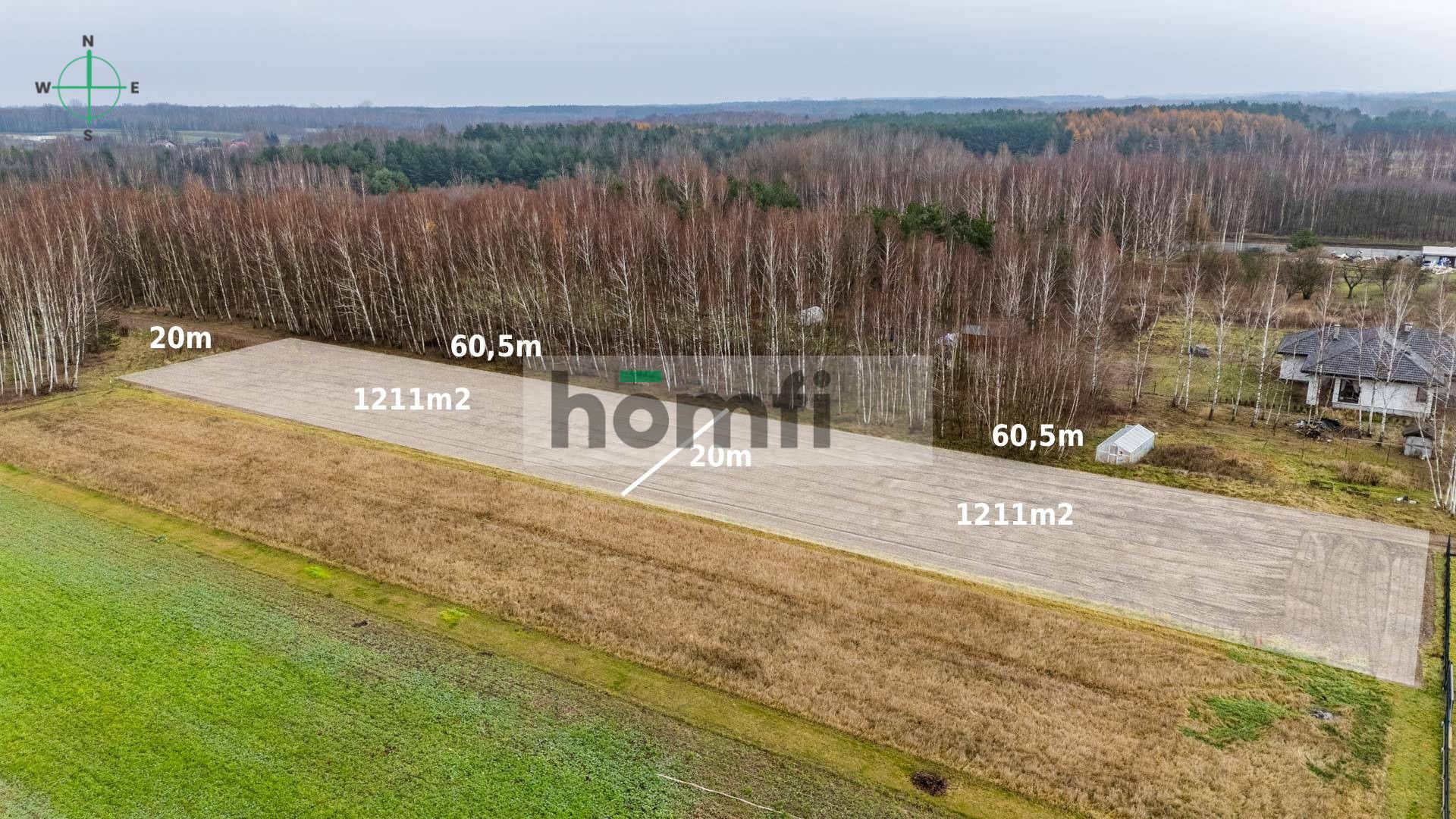 Plot surrounded by forest, Garno, Wolanów - Plot - Sale - Radomski, Wolanów / Garno