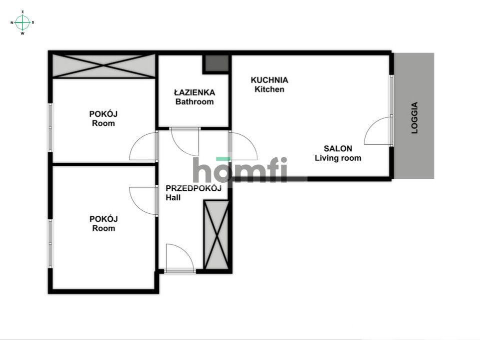 3-pokojowe mieszkanie z balkonem | SERENADA | Kraków, os. Oświecenia - Mieszkanie - Wynajem - Kraków, Nowa Huta / Mistrzejowice