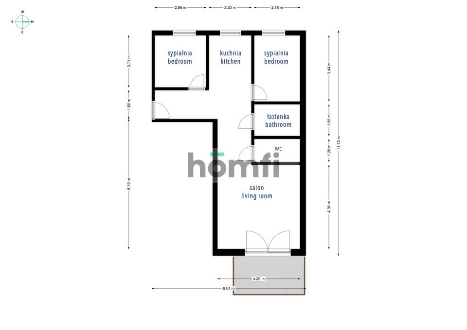 3 pokoje | Klima | 2 miejsca postojowe | tramwaj lub metro - Mieszkanie - Wynajem - Warszawa, Bemowo / Jelonki