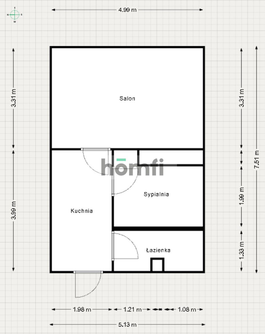 Quiet 30 m² Flat Near Silesia City Center - Apartment - Rent - Katowice, Dąb