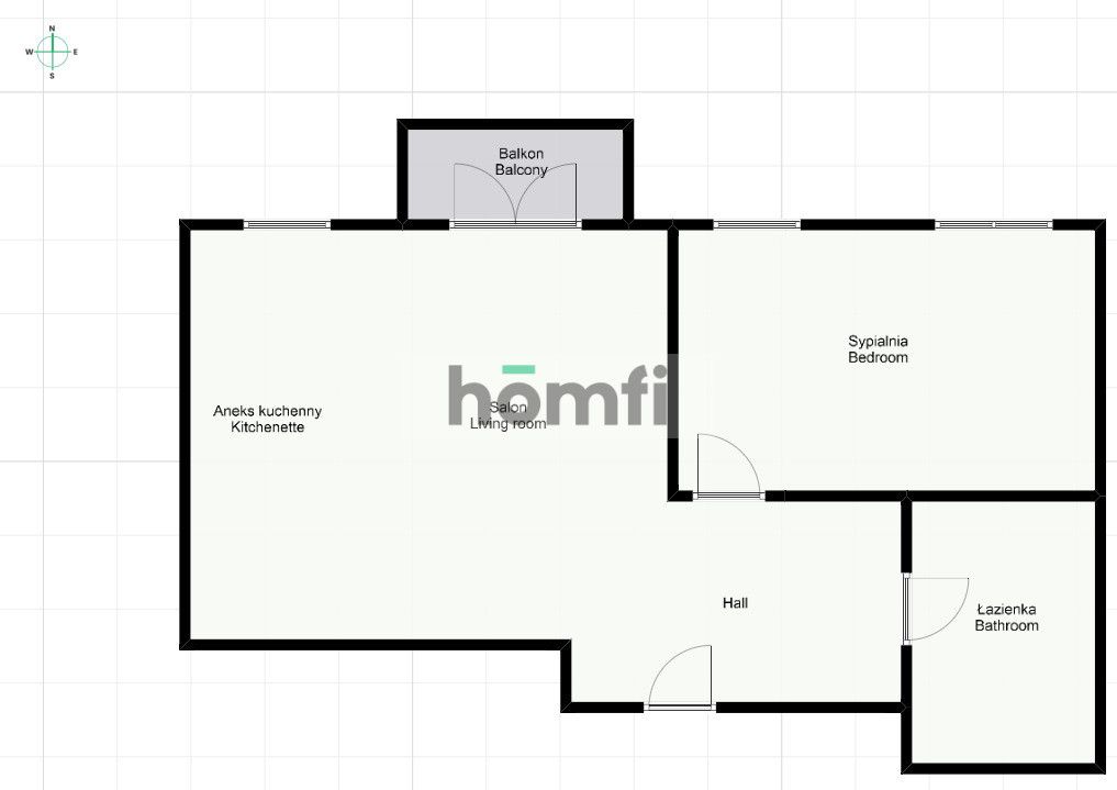 2-pokojowy apartament w Atal Towers przy Sikorskiego - Mieszkanie - Wynajem - Wrocław, Stare Miasto
