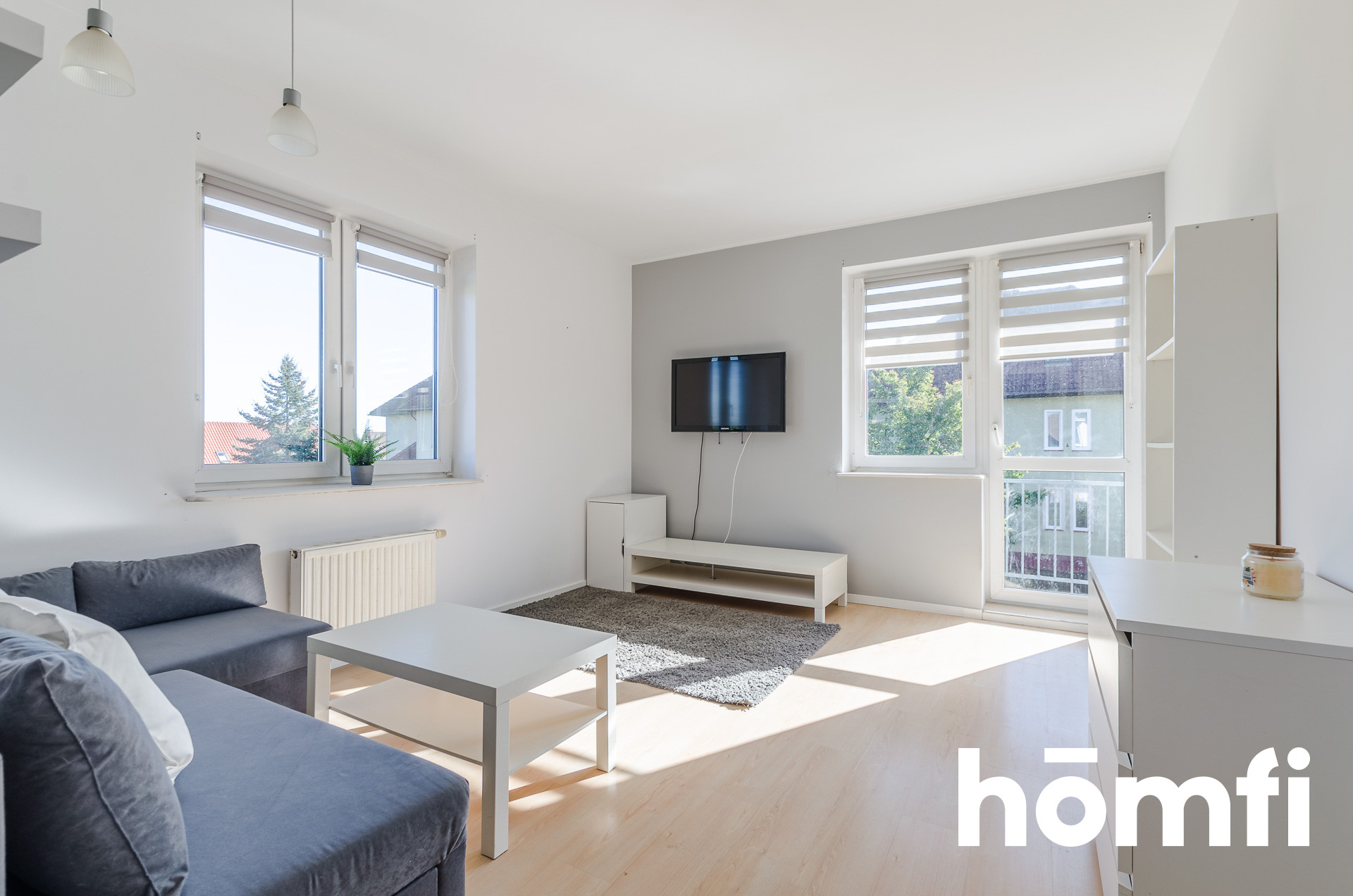 2 rooms with a large balcony in a peaceful location - Квартира - Оренда - Gdańsk, Osowa