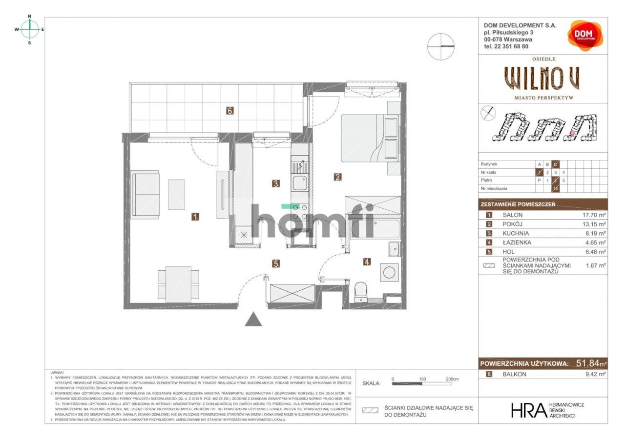 Świeżo wykończone dwa pokoje | Osiedle Wilno - Mieszkanie - Sprzedaż - Warszawa, Targówek