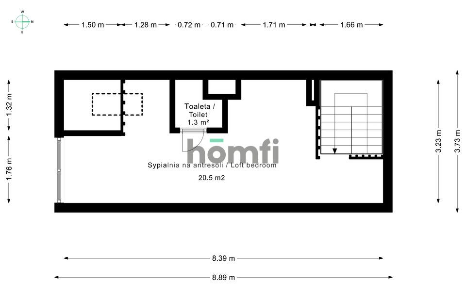 Dwupoziomowy apartament inwestycyjny 53 m² | Maślice | gotowy biznes w najmie krótkoterminowym - Mieszkanie - Sprzedaż - Wrocław, Fabryczna / Maślice