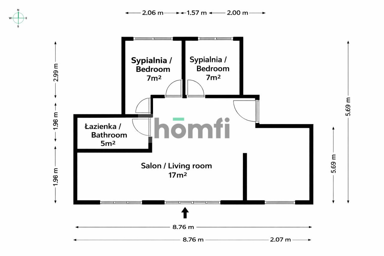 Flat on the last floor - Apartment - Sale - Warszawa, Ursynów