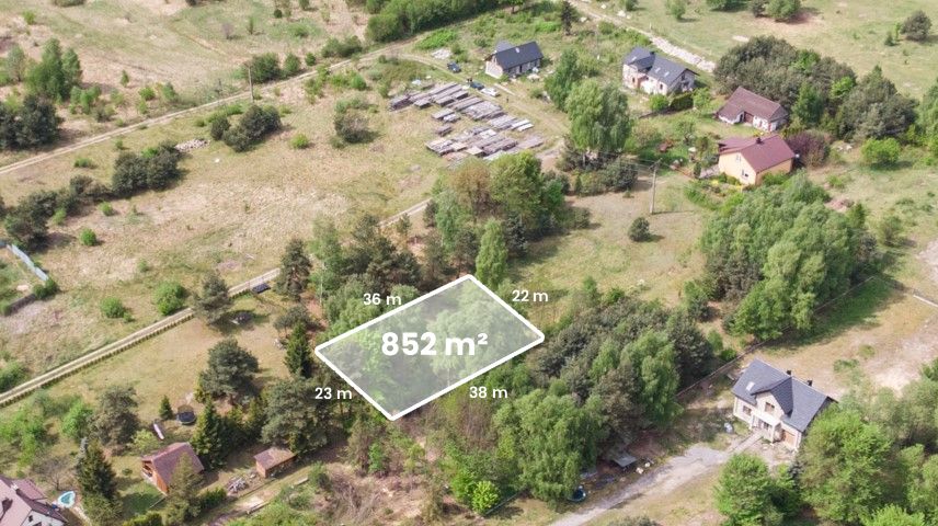 852m² Building plot in Ryczówek - Ділянка - Продаж - Olkuski, Klucze / Ryczówek