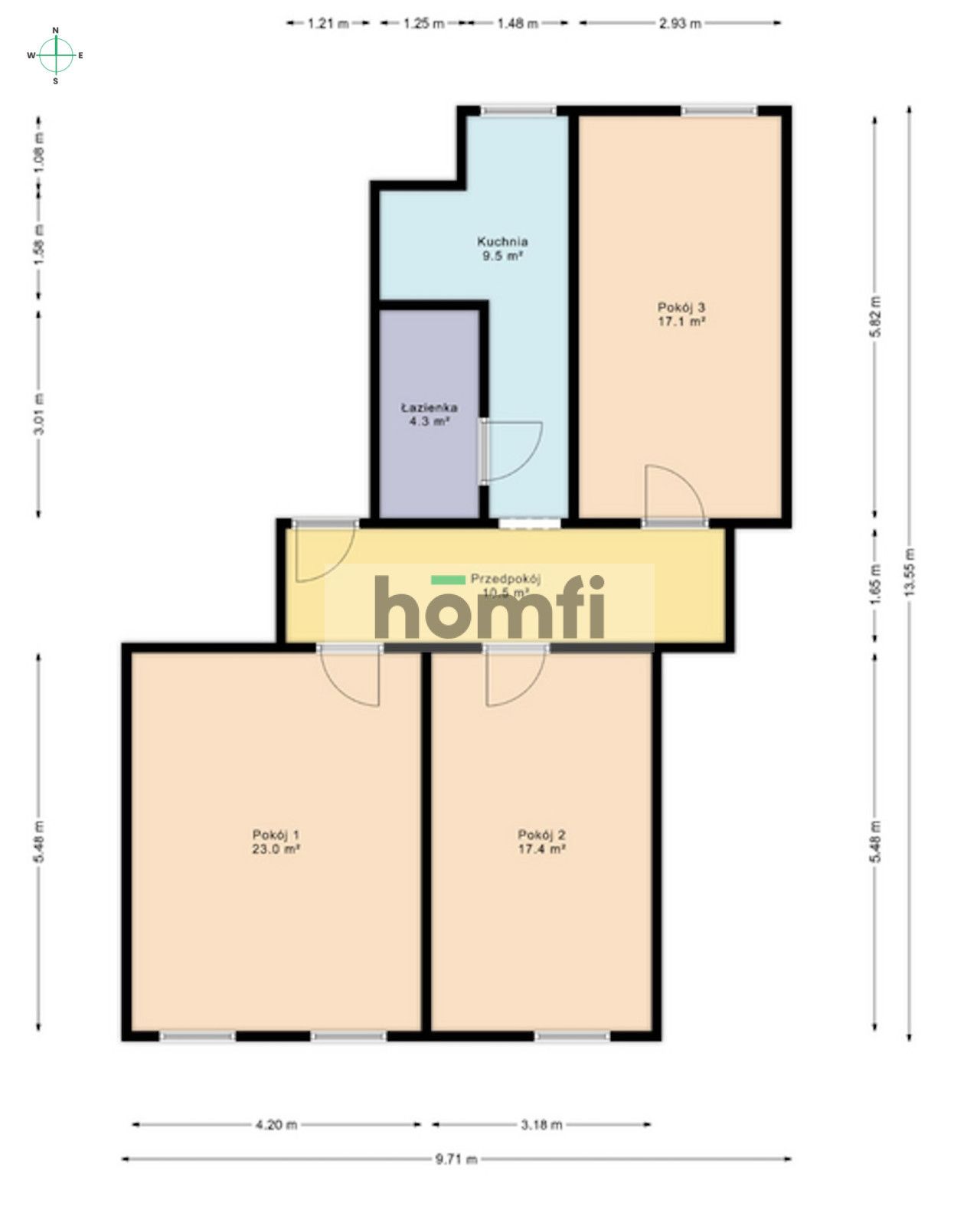 MIESZKANIE INWESTYCYJNE NA SPRZEDAŻ - TRZY POKOJOWE (82m2) - Mieszkanie - Sprzedaż - Poznań, Grunwald / Łazarz
