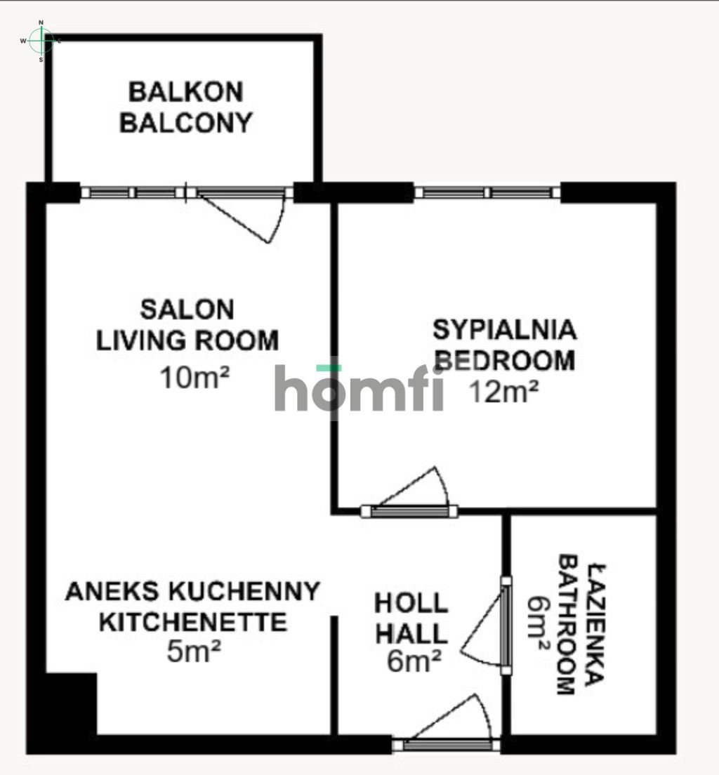 Atrakcyjne mieszkanie z dużym balkonem. Doskonała lokalizacja! - Mieszkanie - Wynajem - Gdańsk, Wrzeszcz