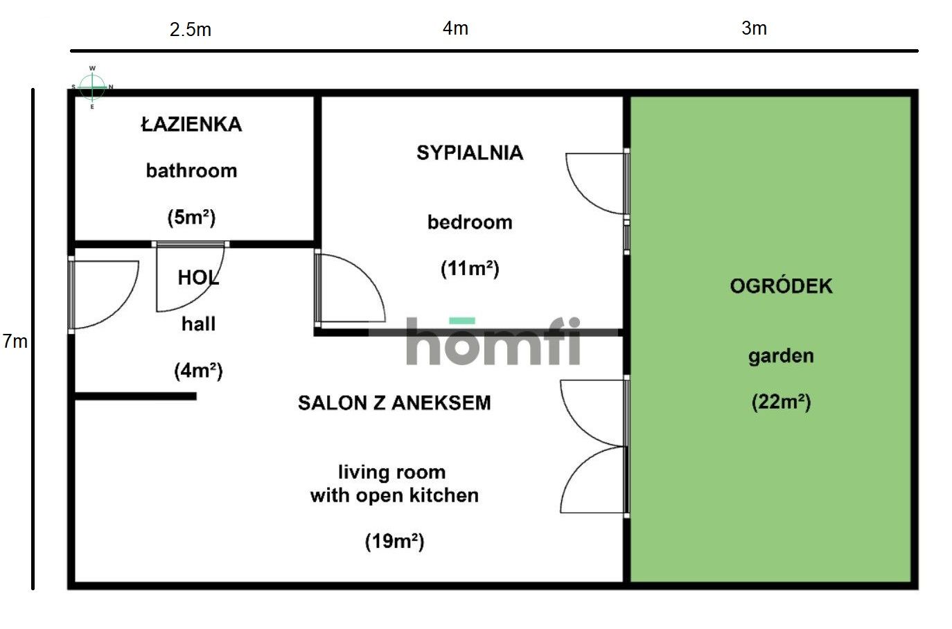 Zabłocie | Romanowicza | 39m²: awesome apartament with garden, A/C, parking and storage space - Квартира - Оренда - Kraków, Zabłocie