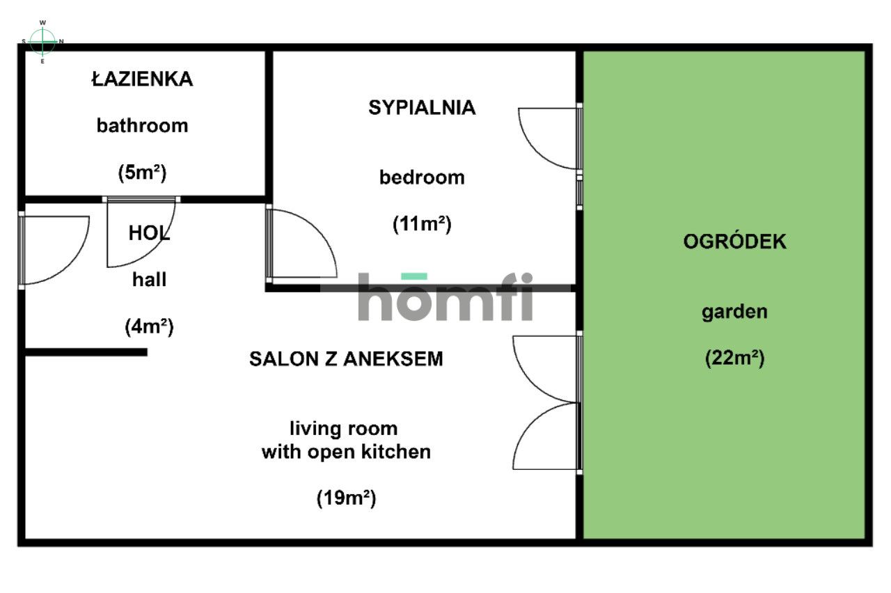 Zabłocie | Romanowicza | 39m²: świetne mieszkanie z ogródkiem, klimatyzacją, komórką i garażem - Mieszkanie - Wynajem - Kraków, Zabłocie