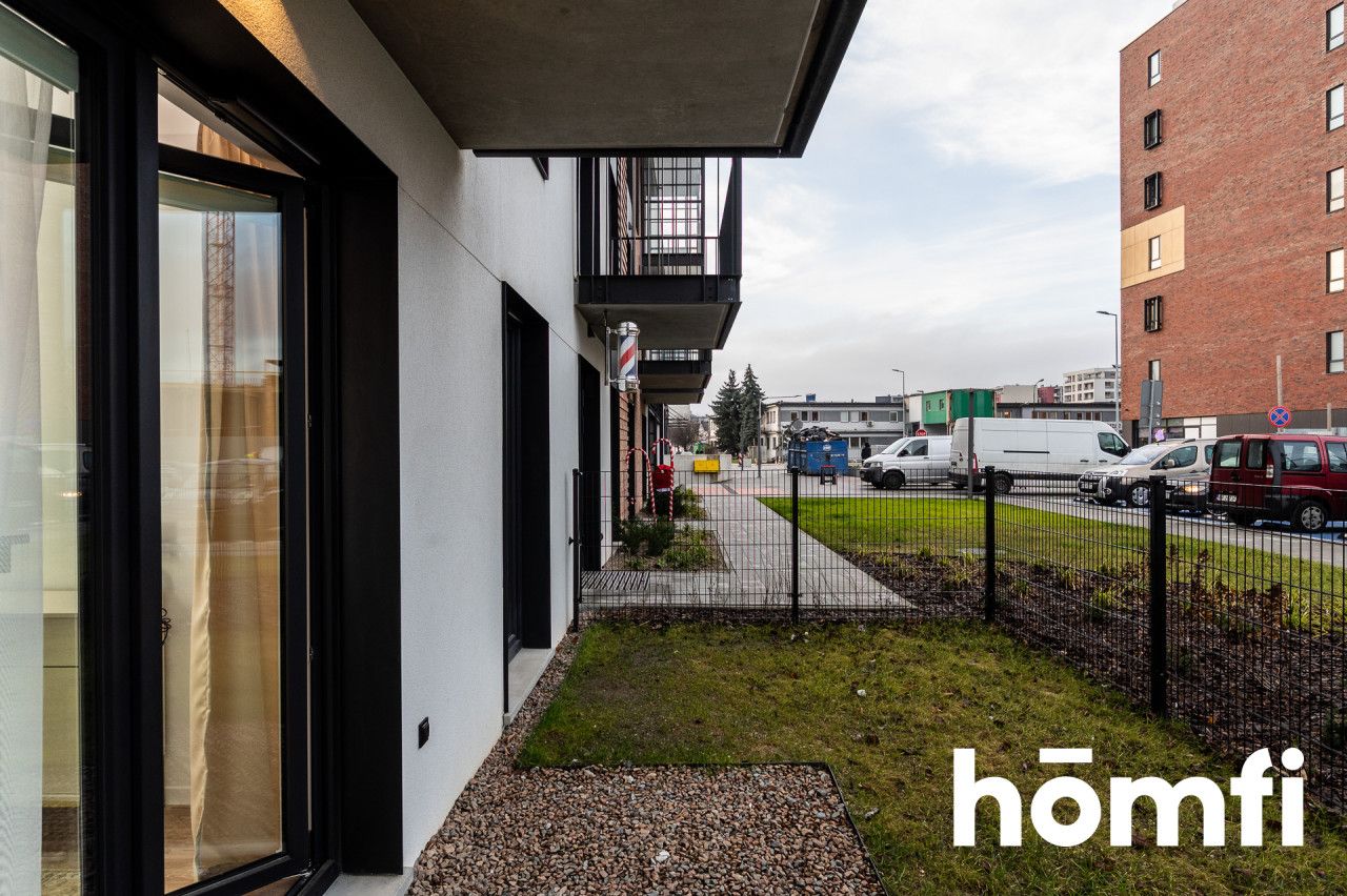 Zabłocie | Romanowicza | 39m²: świetne mieszkanie z ogródkiem, klimatyzacją, komórką i garażem - Mieszkanie - Wynajem - Kraków, Zabłocie