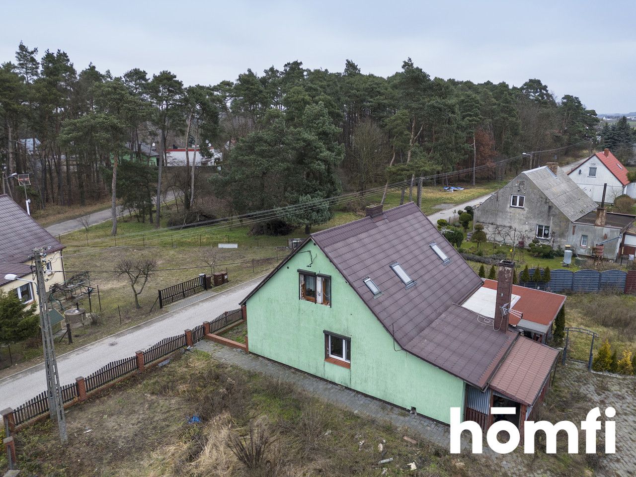 Half a hectare of land with a 180 m² house - Дім - Продаж - Obornicki, Rogoźno / Parkowo