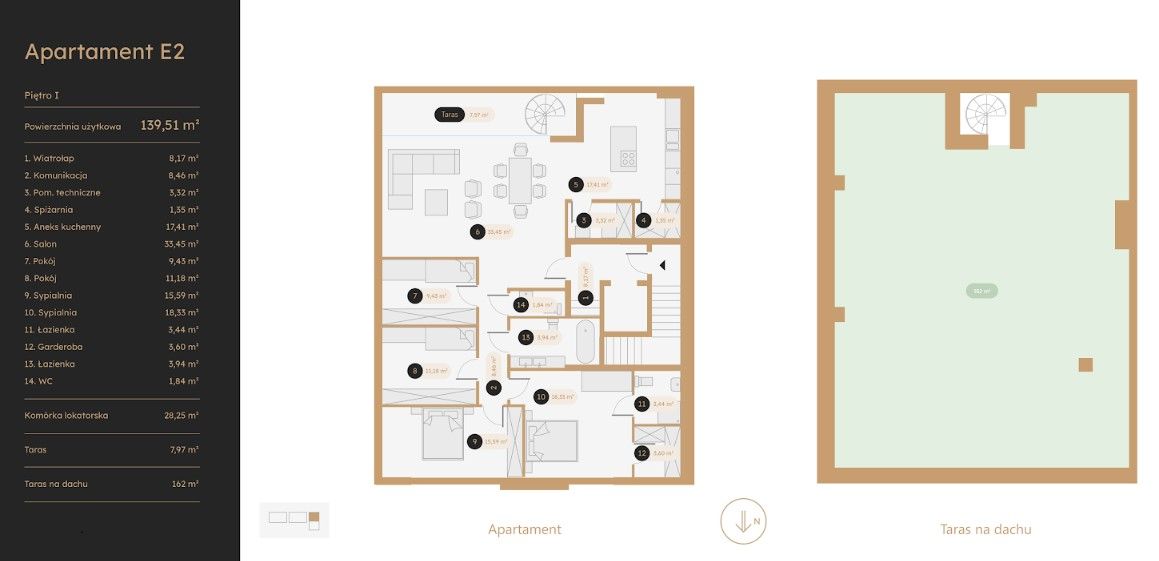 Przestronny apartament na Woli Justowskiej z tarasem - Mieszkanie - Sprzedaż - Kraków, Krowodrza / Wola Justowska