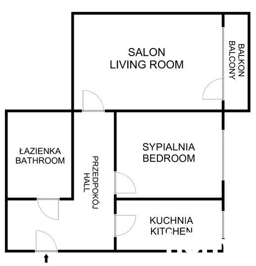 MIESZKANIE 2 POK Z ODDZIELNĄ KUCHNIĄ | OSIEDLE UGOREK | ŚRÓDMIEŚCIE | BALKON | PIWNICA - Mieszkanie - Sprzedaż - Kraków, Śródmieście / Rakowice