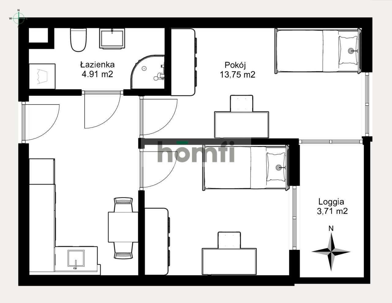 2-pokojowe mieszkanie na sprzedaż z miejscem w garażu podziemnym | Lipska 16 | Podgórze - Квартира - Продаж - Kraków, Podgórze