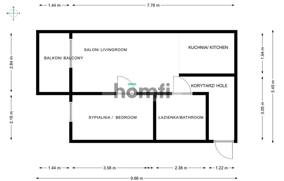 komfortowe 2 pokojowe mieszkanie. Planty Racławickie. - Mieszkanie - Wynajem - Wrocław, Krzyki