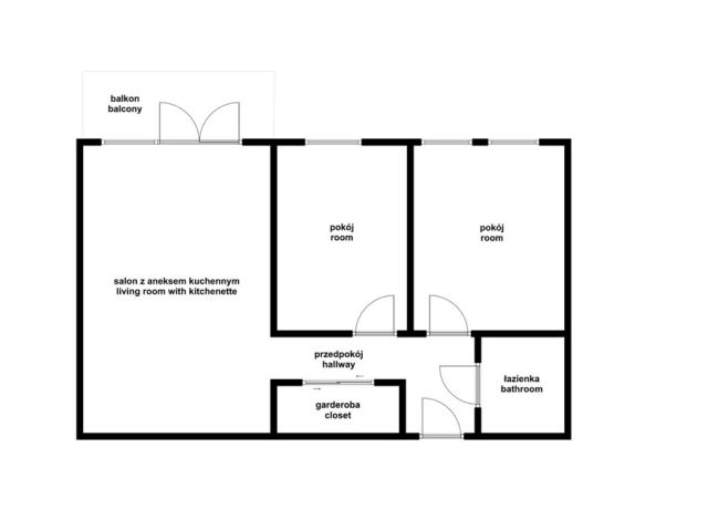 3 pokoje, balkon garaż i widok na rzekę - Klecina - Mieszkanie - Wynajem - Wrocław, Krzyki / Klecina
