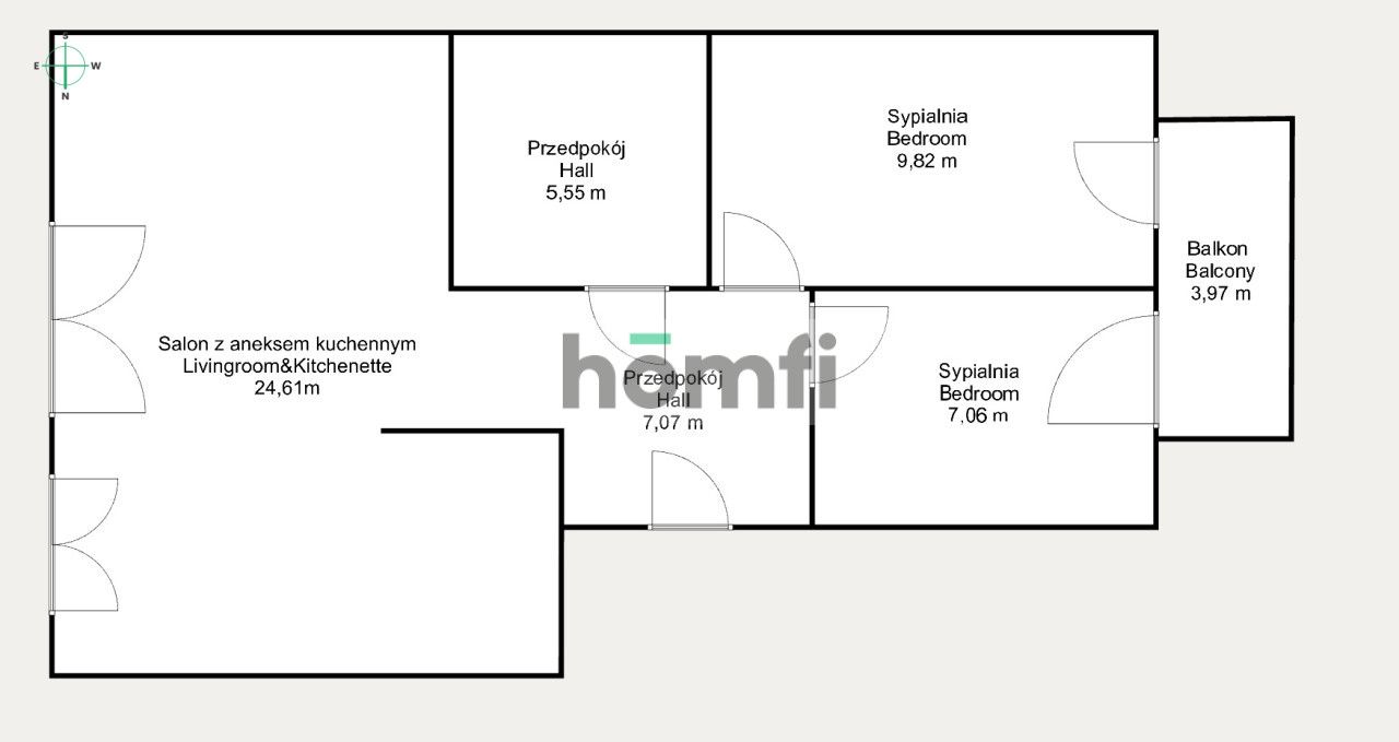 Gotowe mieszkanie dla rodziny 3 pok Złocień - Mieszkanie - Sprzedaż - Kraków, Podgórze / Bieżanów-Prokocim
