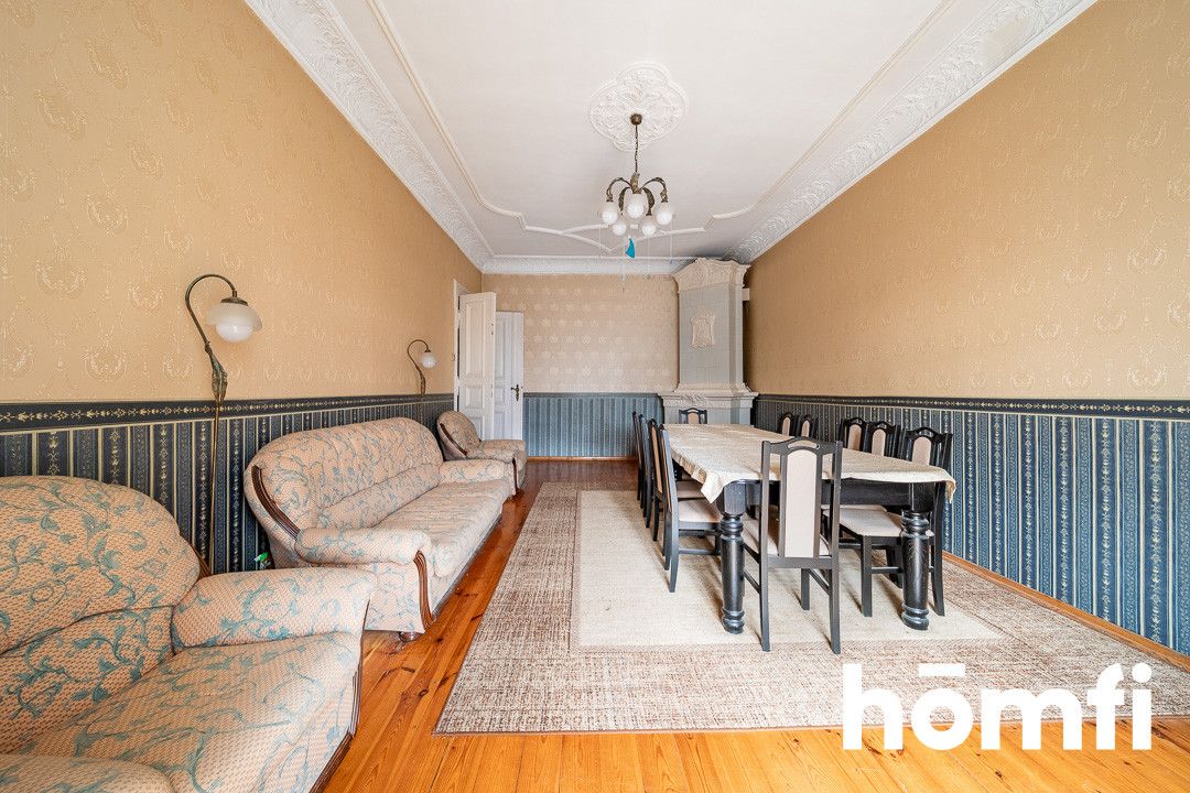 Stylish 117.8 m² Home with Original Stucco & Tiled Stove - Apartment - Sale - Łódź, Śródmieście
