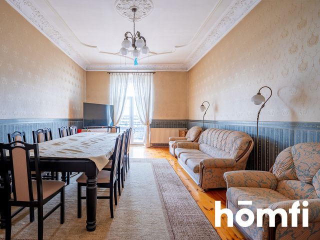 Stylish 117.8 m² Home with Original Stucco & Tiled Stove - Apartment - Sale - Łódź, Śródmieście