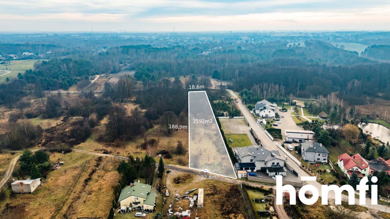 Plot of 3592 m², with a unique building space MN21 - Plot - Sale - Radom, Wośniki