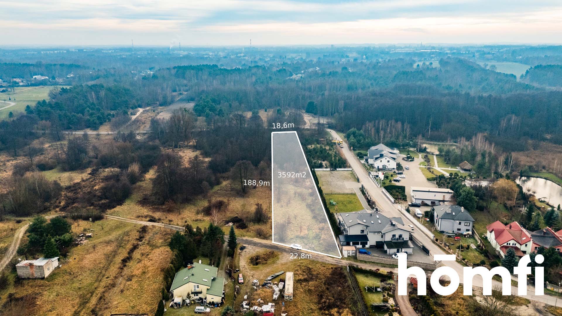 Plot of 3592 m², with a unique building space MN21 - Plot - Sale - Radom, Wośniki