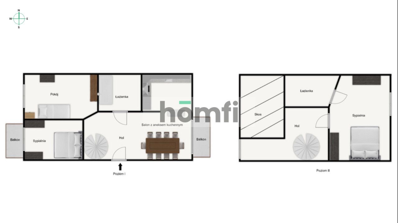 Klimatyzacja, 2 balkony, piwnica– promocyjna cena! - Mieszkanie - Wynajem - Rzeszów, Zalesie
