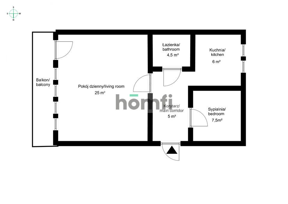 2 POKOJE NA RUBINKOWIE 48,5 m2 IDEALNE POD INWESTYCJĘ - Mieszkanie - Sprzedaż - Toruń, Rubinkowo II