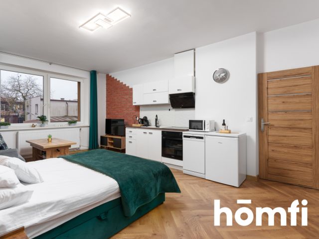 Modern studio apartment, equipped, in the center of Reda - Квартира - Оренда - Wejherowski, Reda