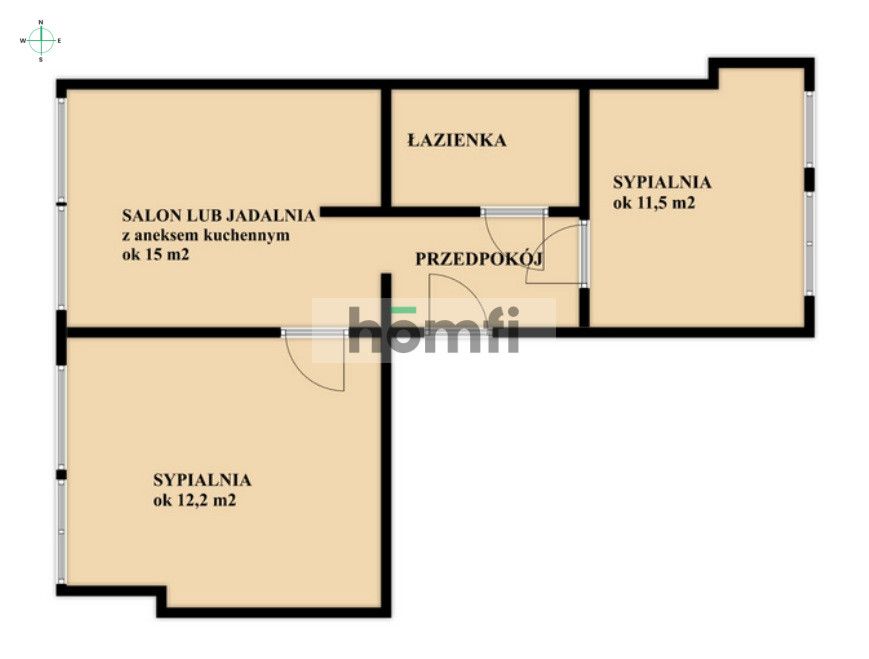 3-room apartment in the city centre for rent in Rzeszów, Zygmuntowska street - Квартира - Оренда - Rzeszów, Śródmieście