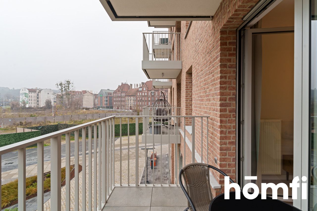 Stylish 2-room apartment with balcony - Electricians, Cranes I - Apartment - Sale - Gdańsk, Śródmieście